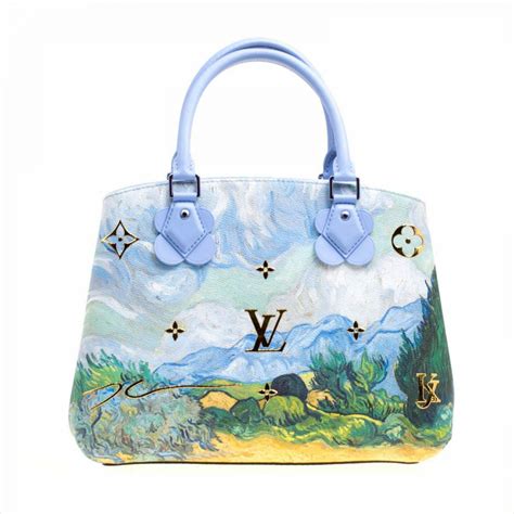 van gogh louis vuitton purse|jeff koons van gogh painting.